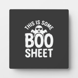 Grappig Halloween Boo Laken Spook Ontwerp_1 Fotoplaat