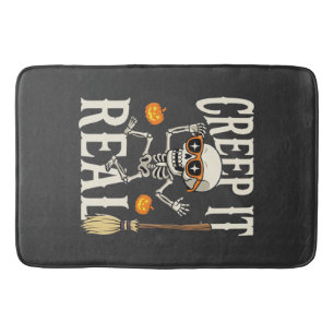 Grappig Halloween Creep It Real Dansende Skelet On Badmat
