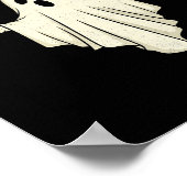 Grappig Halloween dat ik hier ben voor het Boos Co Poster (Hoek)