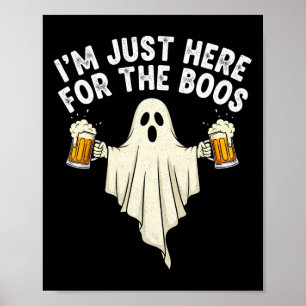 Grappig Halloween dat ik hier ben voor het Boos Co Poster