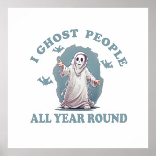 Grappig Halloween gezegde Poster