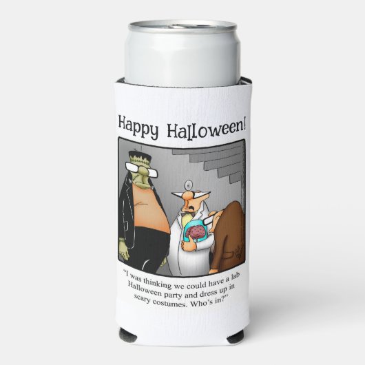 Grappig Halloween Humor Koelbox cadeau (Seltzer Voorkant)
