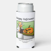 Grappig Halloween Humor Koelbox cadeau (Seltzer Voorkant)