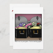 Grappig Halloween Humor Wenskaart Feestdagenkaart (Voorkant / Achterkant)