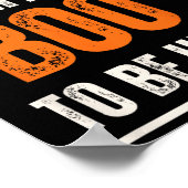 Grappig Halloween Ik pauzeerde mijn boek om hier t Poster (Hoek)