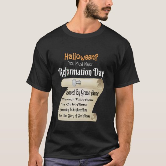 Grappig Halloween, je moet reformatiedag voor haar T-shirt (Voorkant)