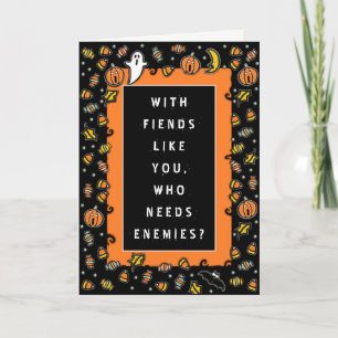 Grappig Halloween Kaart