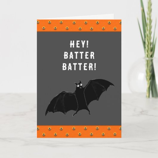 Grappig Halloween Kaart (Voorkant)