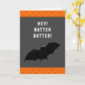 Grappig Halloween Kaart (Gele Bloem)