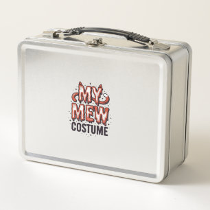 Grappig Halloween Kat Miauw Kostuum Vintage Ontwer