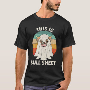 Grappig Halloween Koe Boe Geest Kostuum Dit Is Sti T-shirt