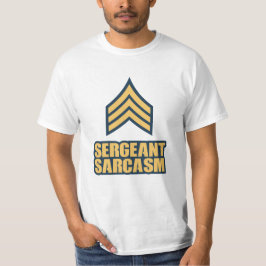Grappig Halloween Kostuum Idee Sergeant Sarcasme T-shirt