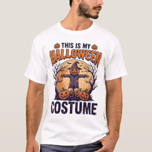 Grappig Halloween Kostuum Pompoen Heks T-shirt Ont