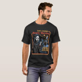 Grappig Halloween Letâ€™S Bekijk enge horrorfilms T-shirt (Voorkant volledig)