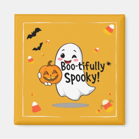 grappig halloween magneet (Voorkant)