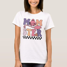 Grappig Halloween Mamster Geest T-Shirt