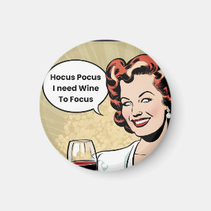Grappig Halloween ontwerp: Hocus Pocus Magneet