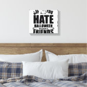 Grappig Halloween ontwerp voor het Halloween feest Canvas Afdruk (Insitu (Slaapkamer))