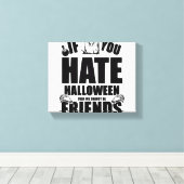 Grappig Halloween ontwerp voor het Halloween feest Canvas Afdruk (Insitu (Houten vloer))