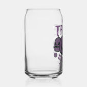 Grappig Halloween pompoen glas (Rechts)