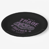 Grappig Halloween pompoen papier Bord (Gekanteld)