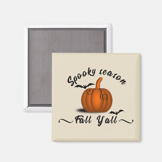 Grappig Halloween pompoen seizoen is hier Magneet (Voorkant / Achterkant)