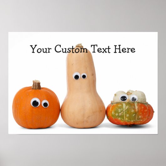 Grappig Halloween Pumpkins custom poster (Voorkant)