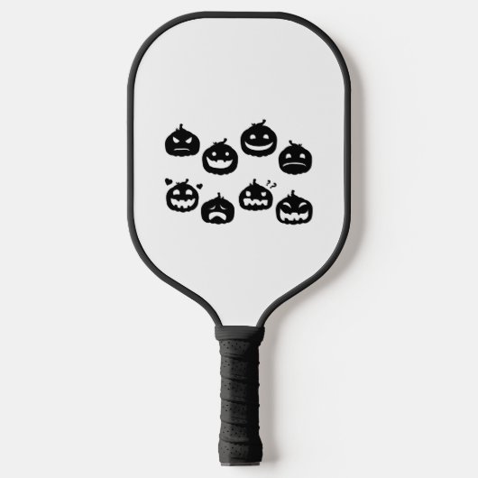 Grappig Halloween Pumpkins Halloween Feest Hallowe Pickleball Paddle (Voorkant)