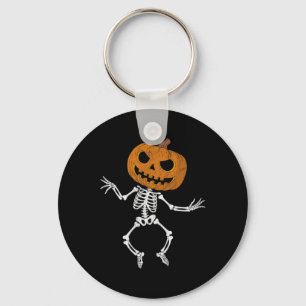 Grappig Halloween Schattige Skelet Pompoen Schedel Sleutelhanger
