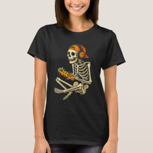 Grappig Halloween Skelet Gamer Video Gaming Jongen T-shirt