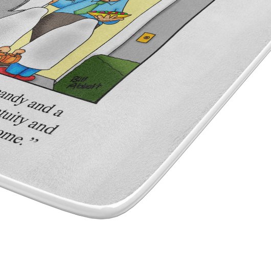 Grappig Halloween Snijplank Gift (Hoek)