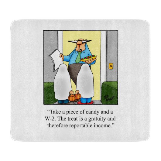 Grappig Halloween Snijplank Gift (Voorkant)