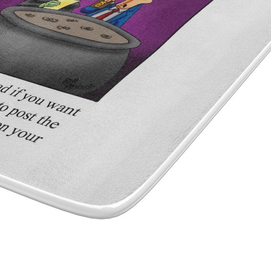 Grappig Halloween Snijplank Gift (Hoek)