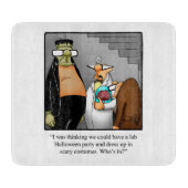 Grappig Halloween Snijplank Gift (Voorkant)