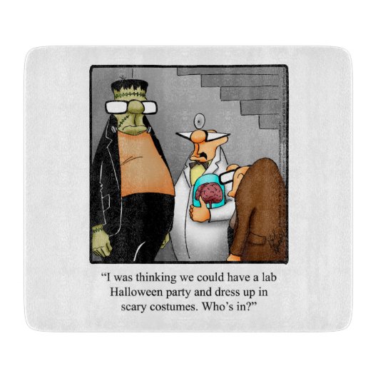 Grappig Halloween Snijplank Gift (Voorkant)