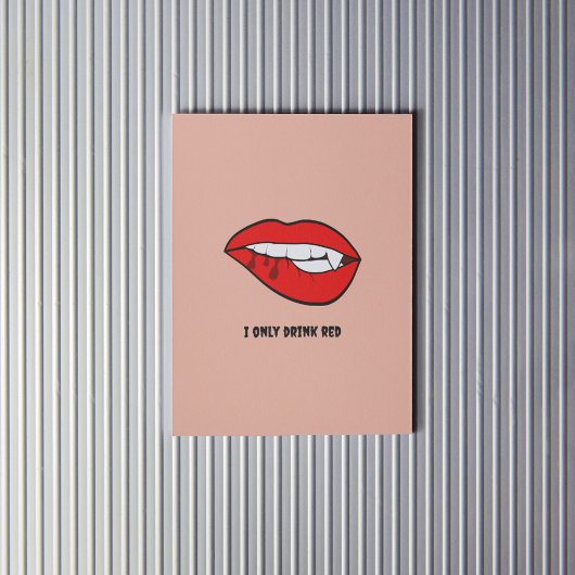 Grappig Halloween Spooky Vampire Poster Printable