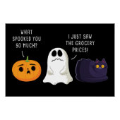 Grappig Halloween & Thanksgiving Inflation Graphic Perfect Poster (Voorkant)