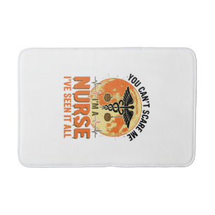 Grappig Halloween Verpleegster Vintage Medisch Ont Badmat