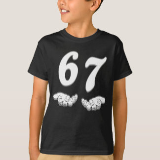 Grappig Handgebaar 67 Meme Gen Alpha 6 7 T-shirt