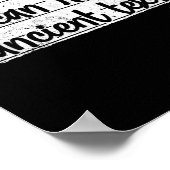 Grappig handschrift, ik kan oude teksten lezen poster (Hoek)