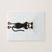 Grappig, hang op kat legpuzzel (Horizontaal)