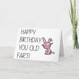 Grappig Happy Birthday Card - Old Fart Kaart