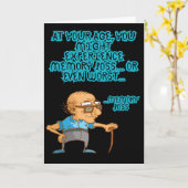 Grappig Happy Birthday Kaart Humor Groet (Gele Bloem)