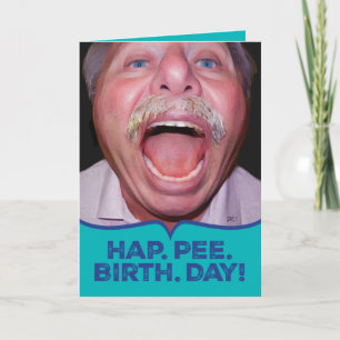 Grappig Happy Birthday voor oudere Semi Deaf Folks Kaart