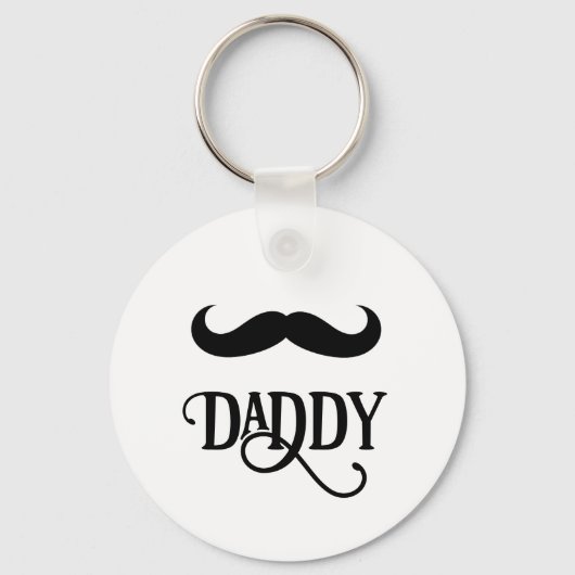 Grappig Happy First Fathers Day Daddy custom Sleutelhanger (Voorkant)