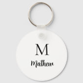 Grappig Happy First Fathers Day Daddy custom Sleutelhanger (Achterkant)