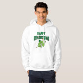 Grappig Happy St. Patrick's Day Hoodie (Voorkant volledig)