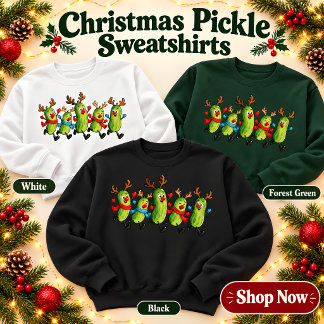 Grappig Hardlopende Augurk Rendier Kerst T-shirt