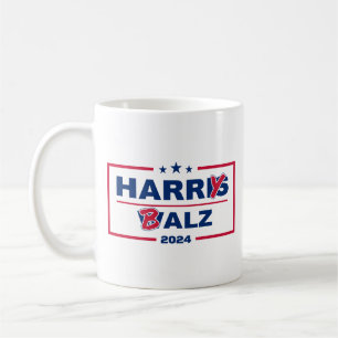 Grappig Harris Walz 2024 Harry Balz 2024 Koffiemok