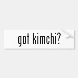 Grappig, heb je kimchi? Bumpersticker